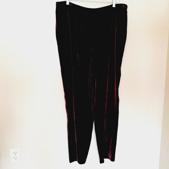 Eileen Fisher Velvet Pant & Cardigan Set - Picture 9 of 16